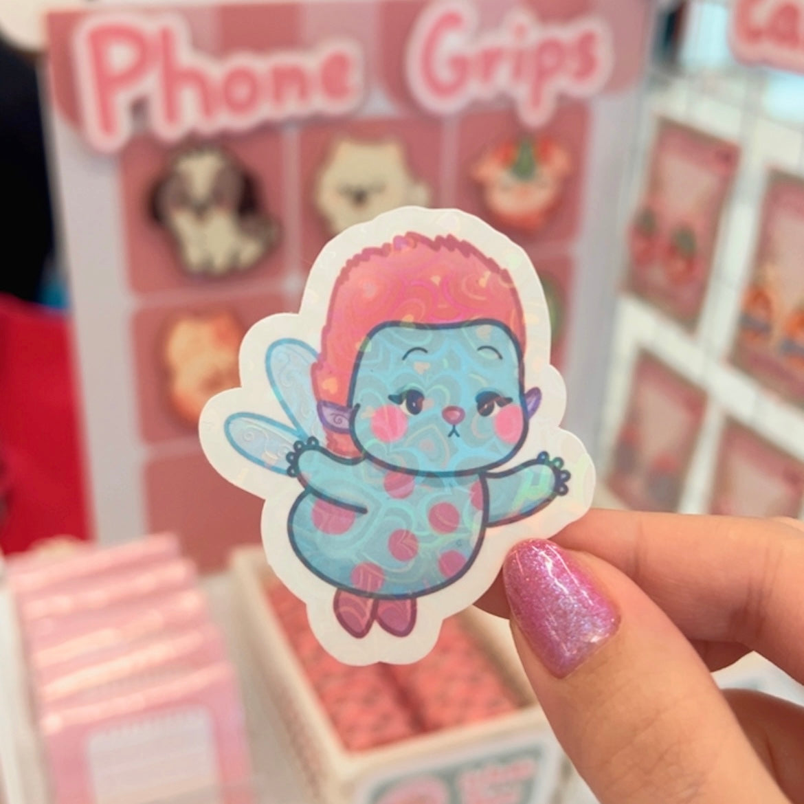 Barb Holographic Stickers