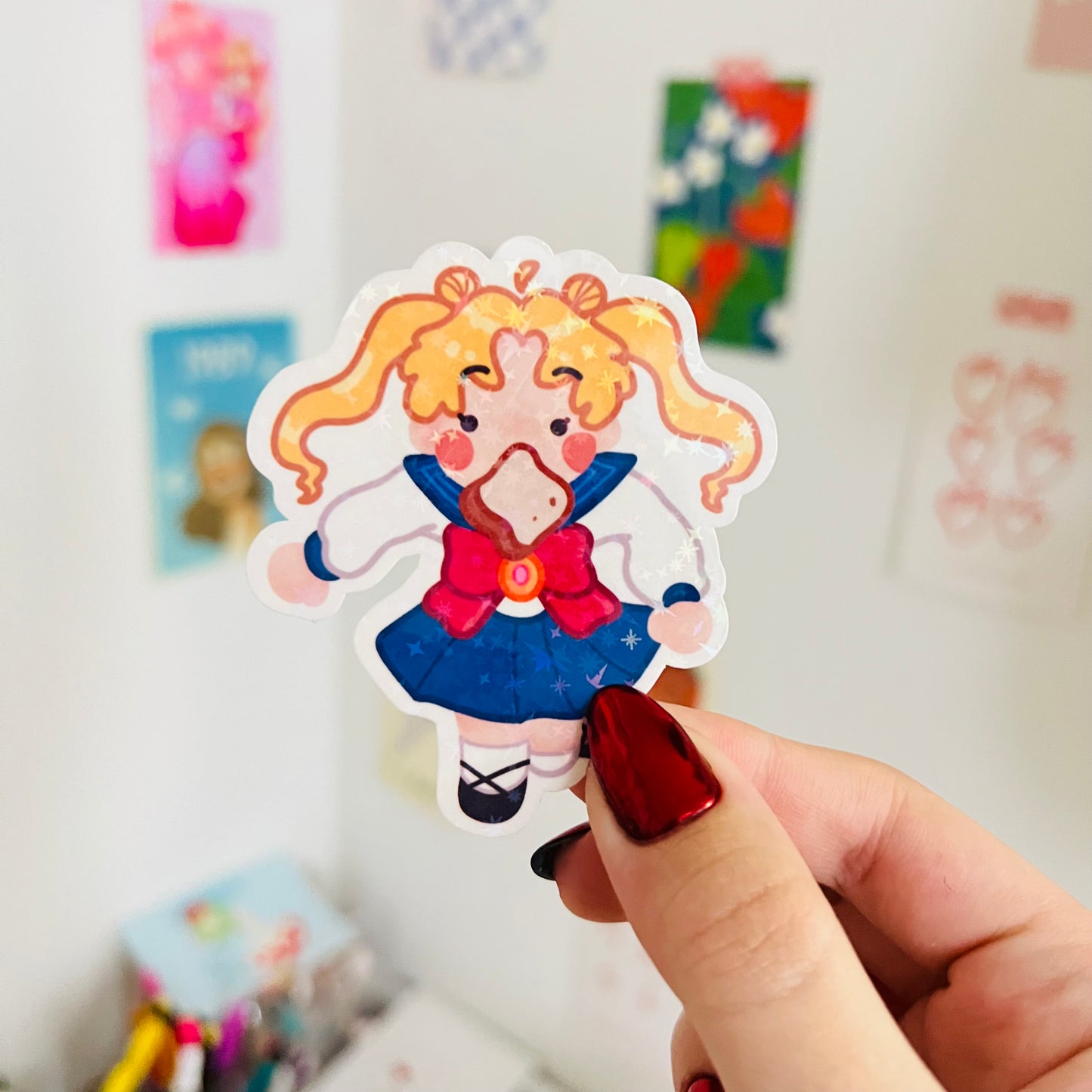 Sailor Moon Glitter Stickers