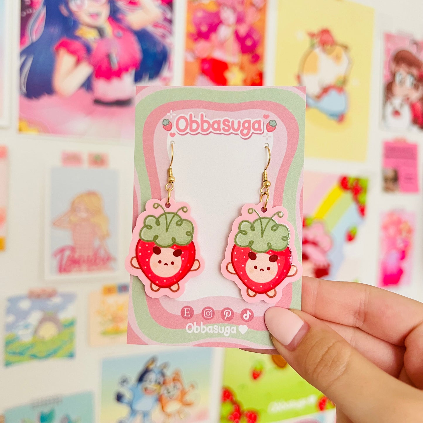 Fruit Alien Earrings