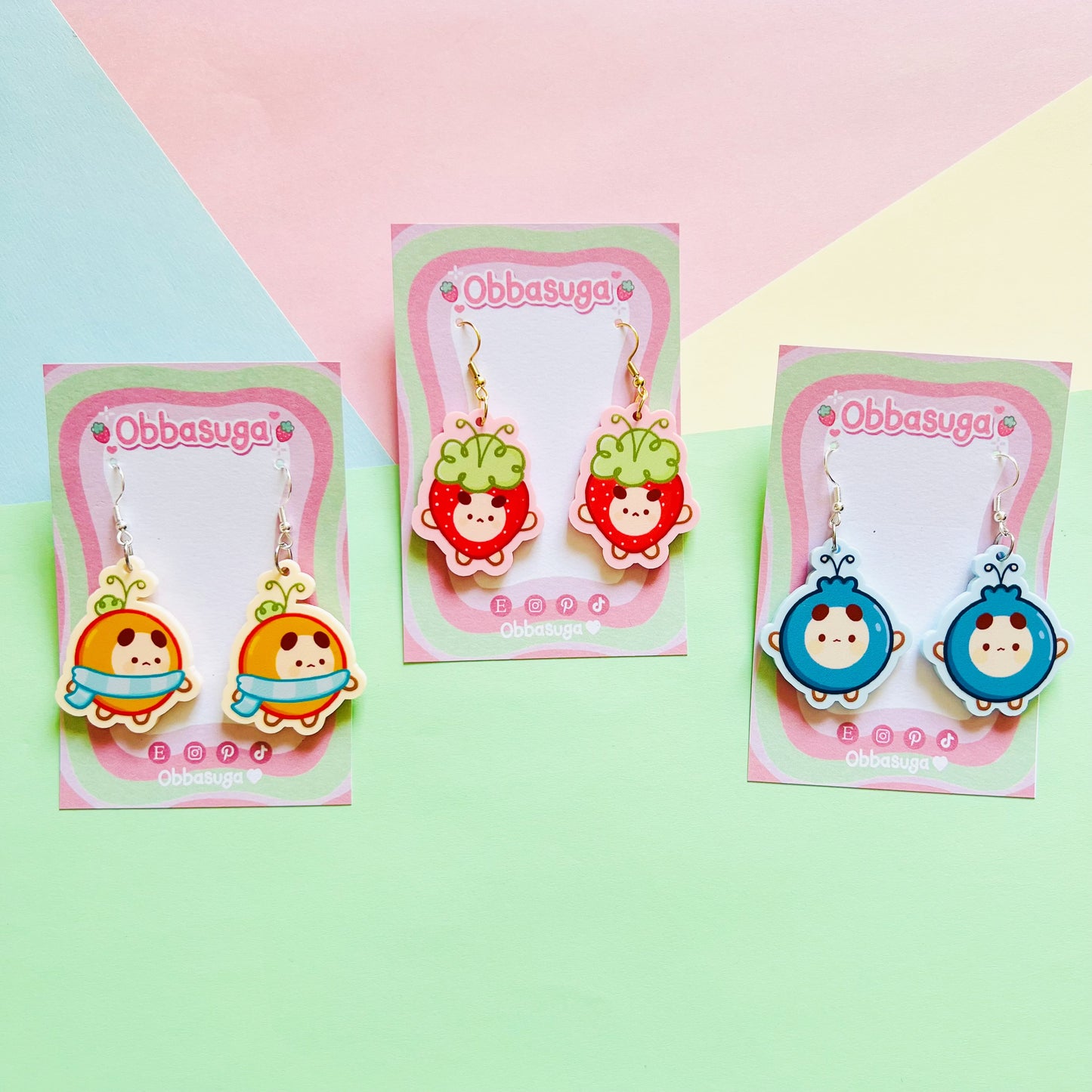 Fruit Alien Earrings