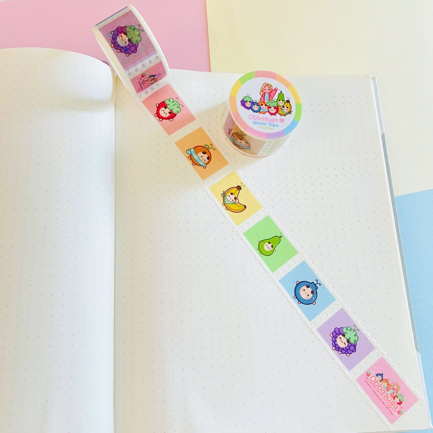 Obbasuga Stamp Washi Tape