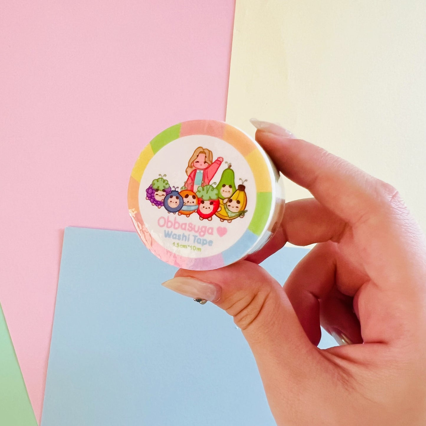 Obbasuga Stamp Washi Tape