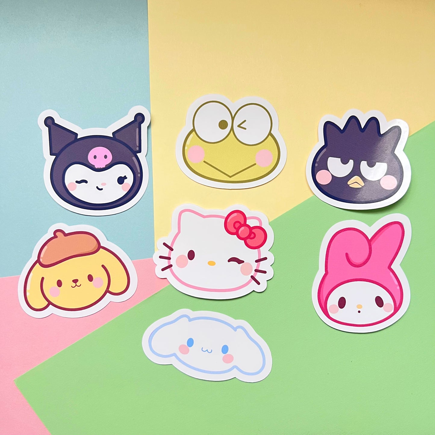 Cute Buddies Glitter Sticker