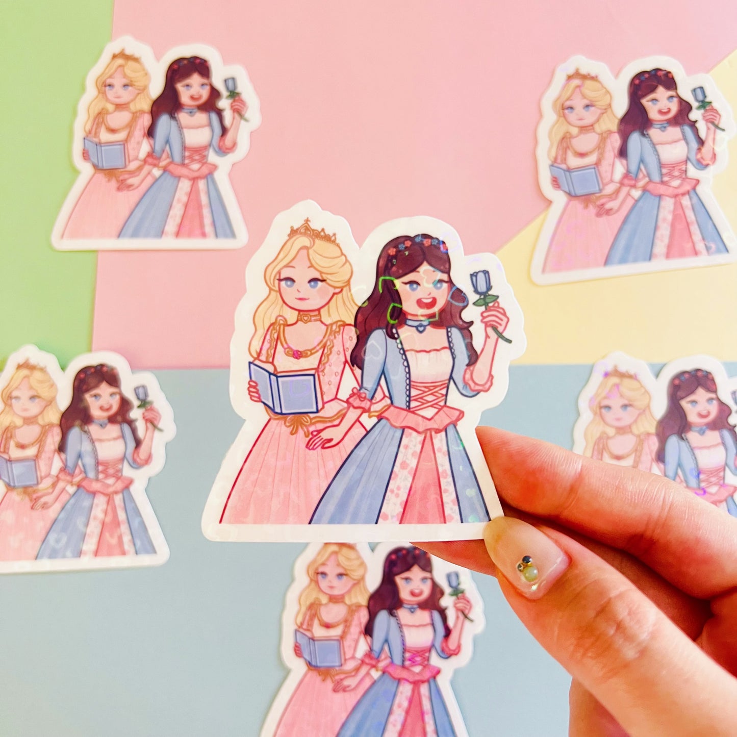 Barb Holographic Stickers