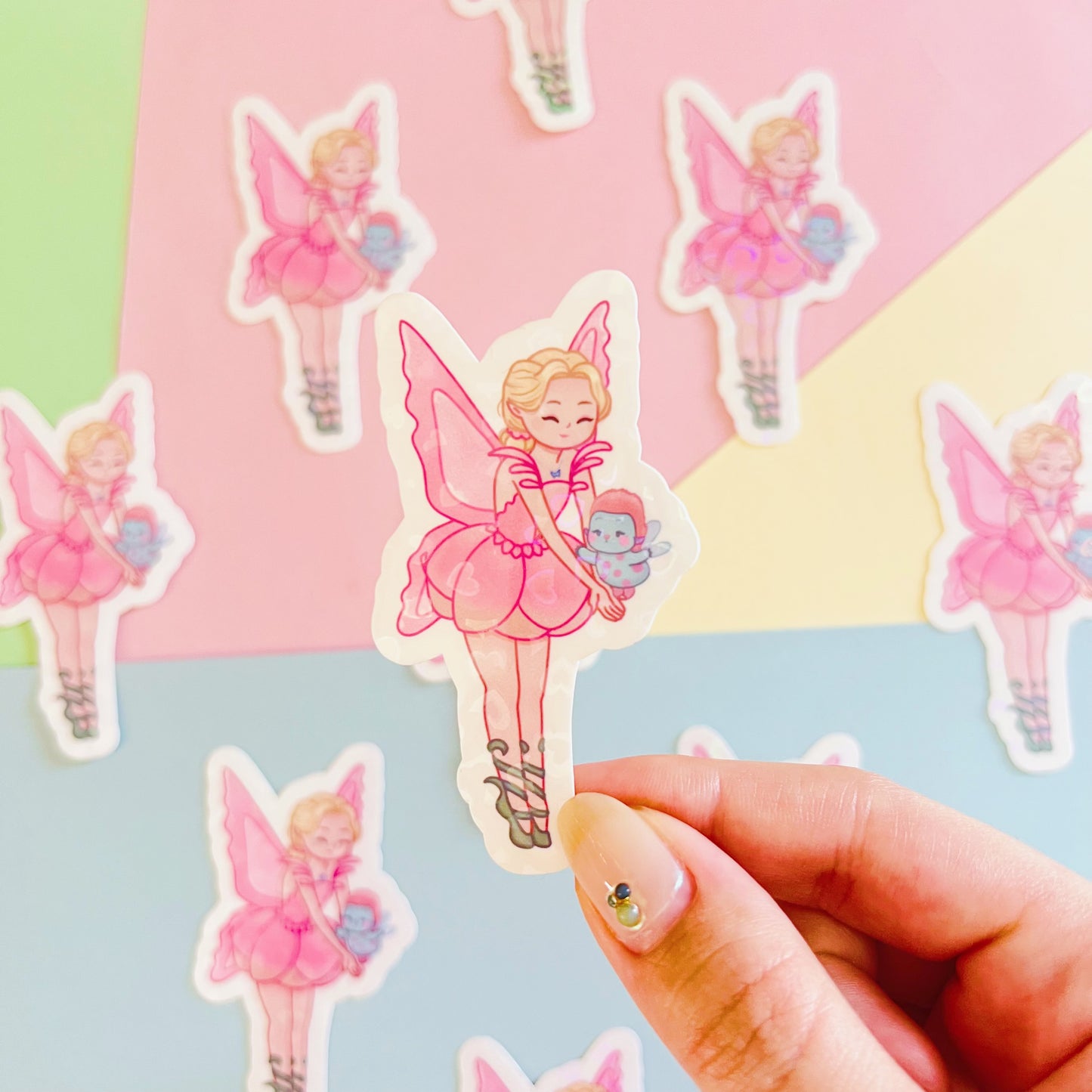 Barb Holographic Stickers