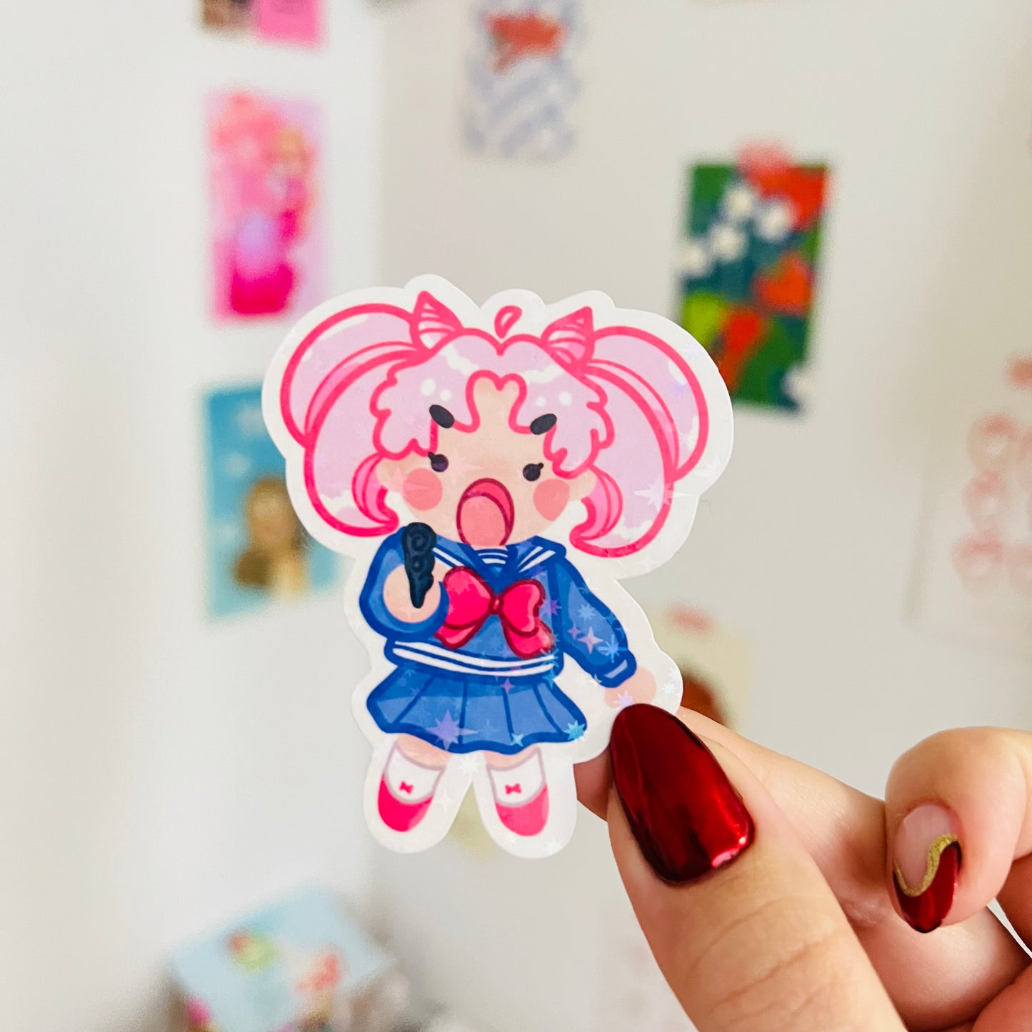 Sailor Moon Glitter Stickers