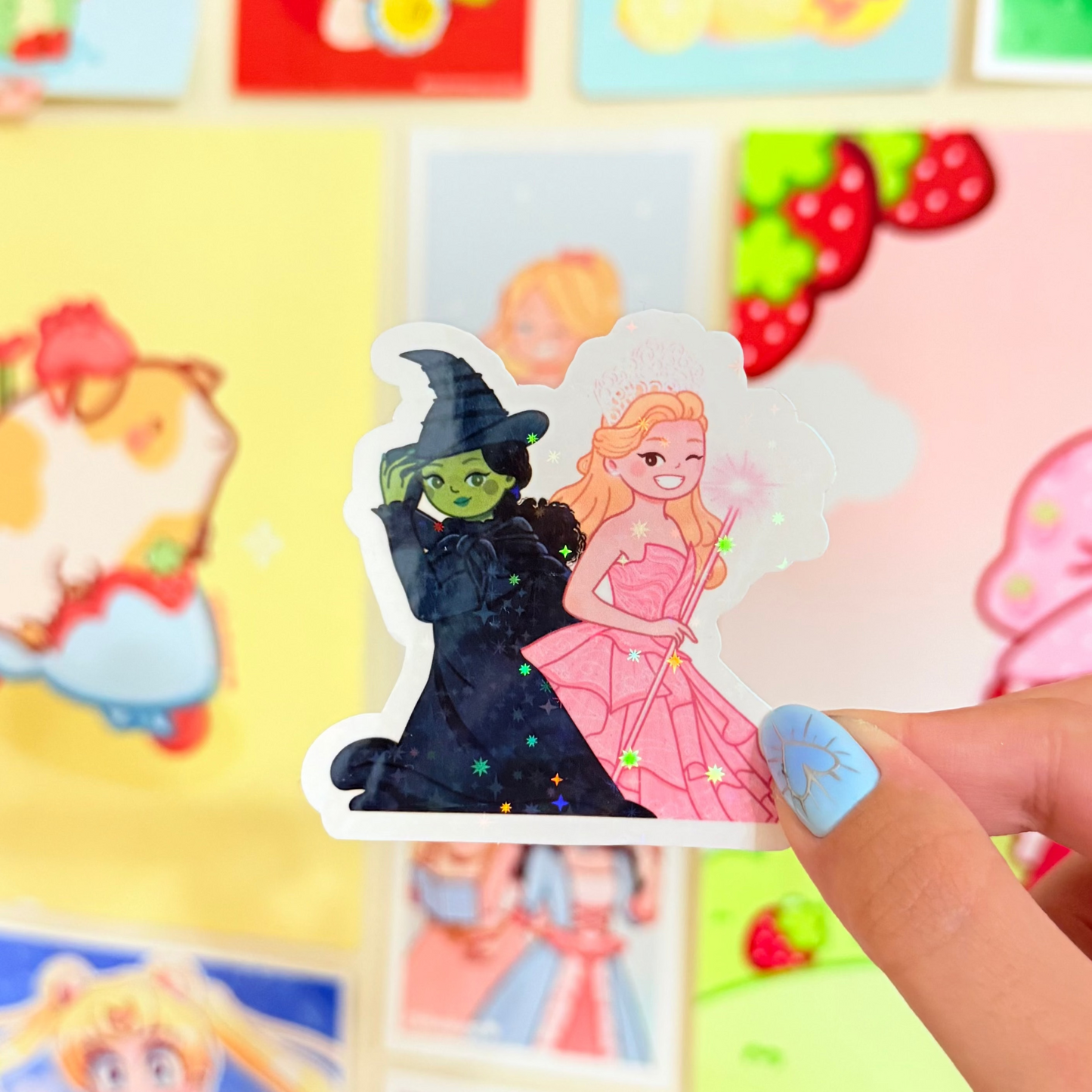 Wicked Glitter Sticker