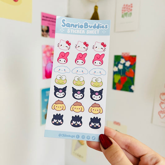 Cute Buddies Sticker Sheet