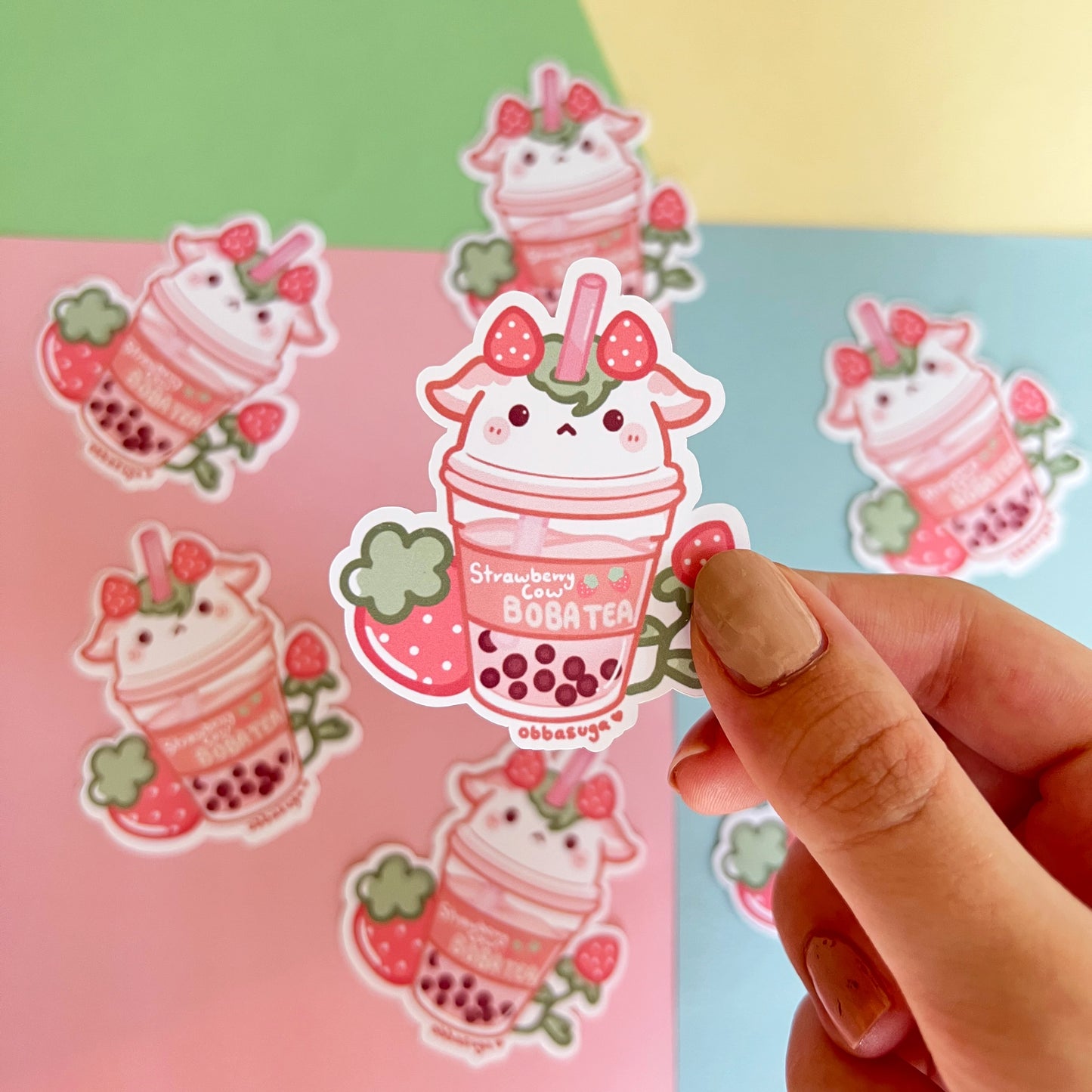 The Boba Tea Shop Sticker Collection- Glossy Stickers