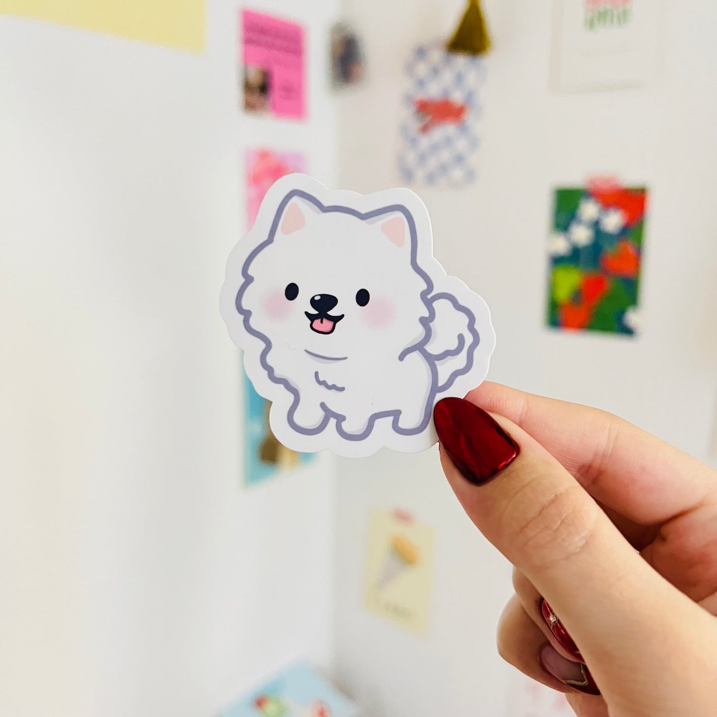 Furry Pets Glossy Stickers