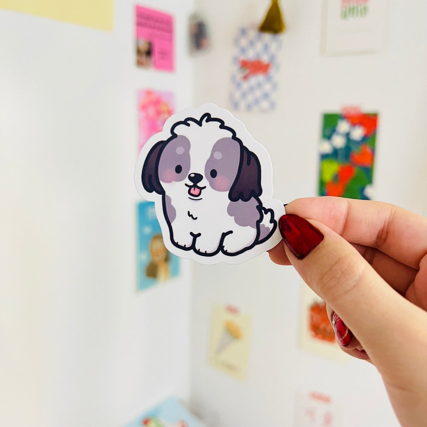 Furry Pets Glossy Stickers