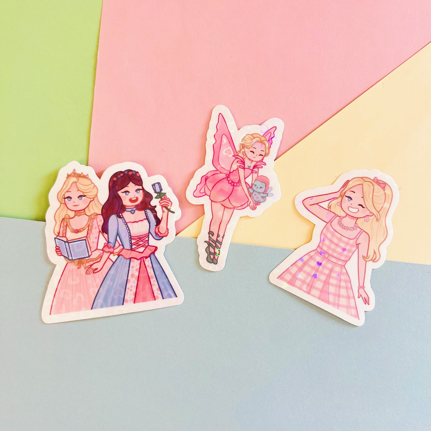 Barb Holographic Stickers