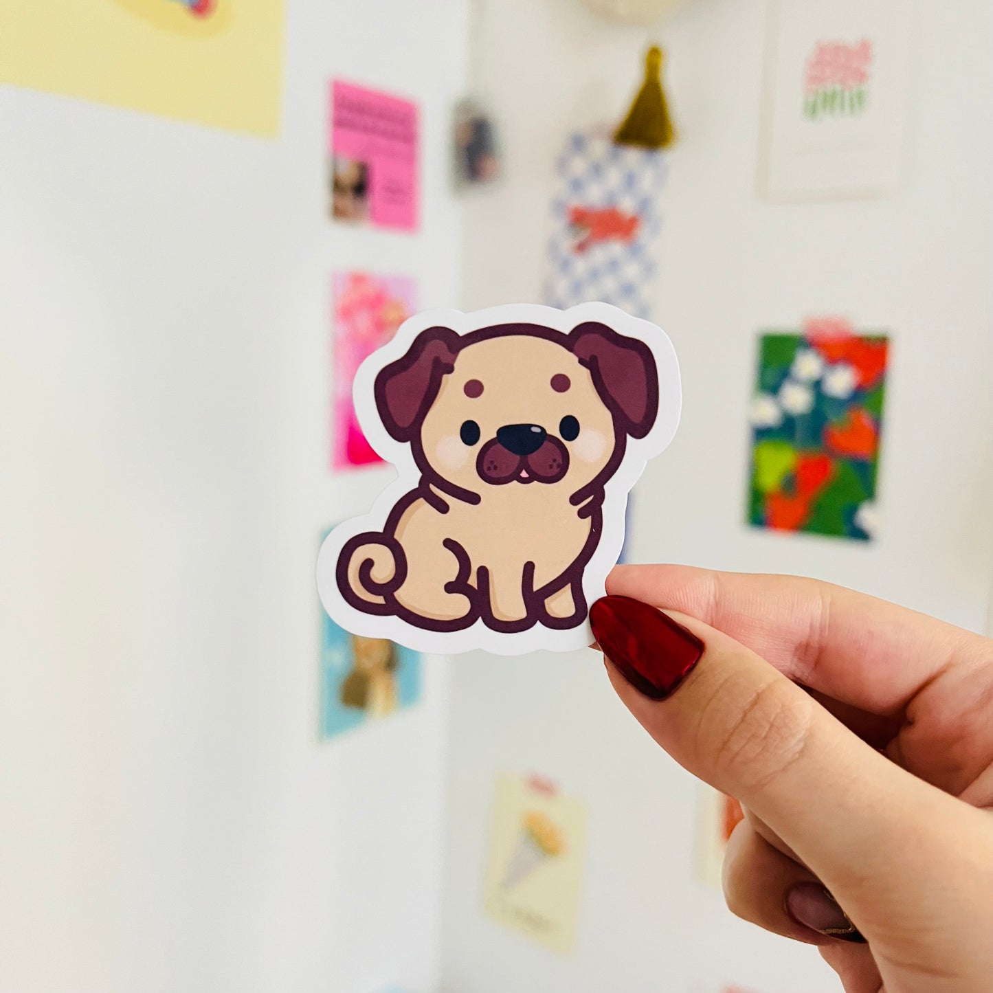 Furry Pets Glossy Stickers