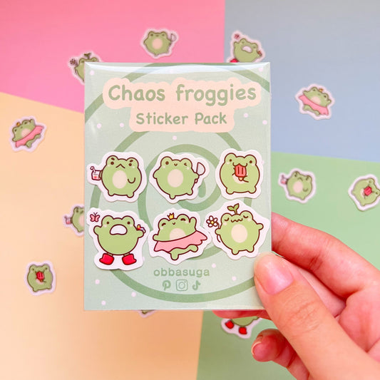 Chaotic Froggies Sticker Pack