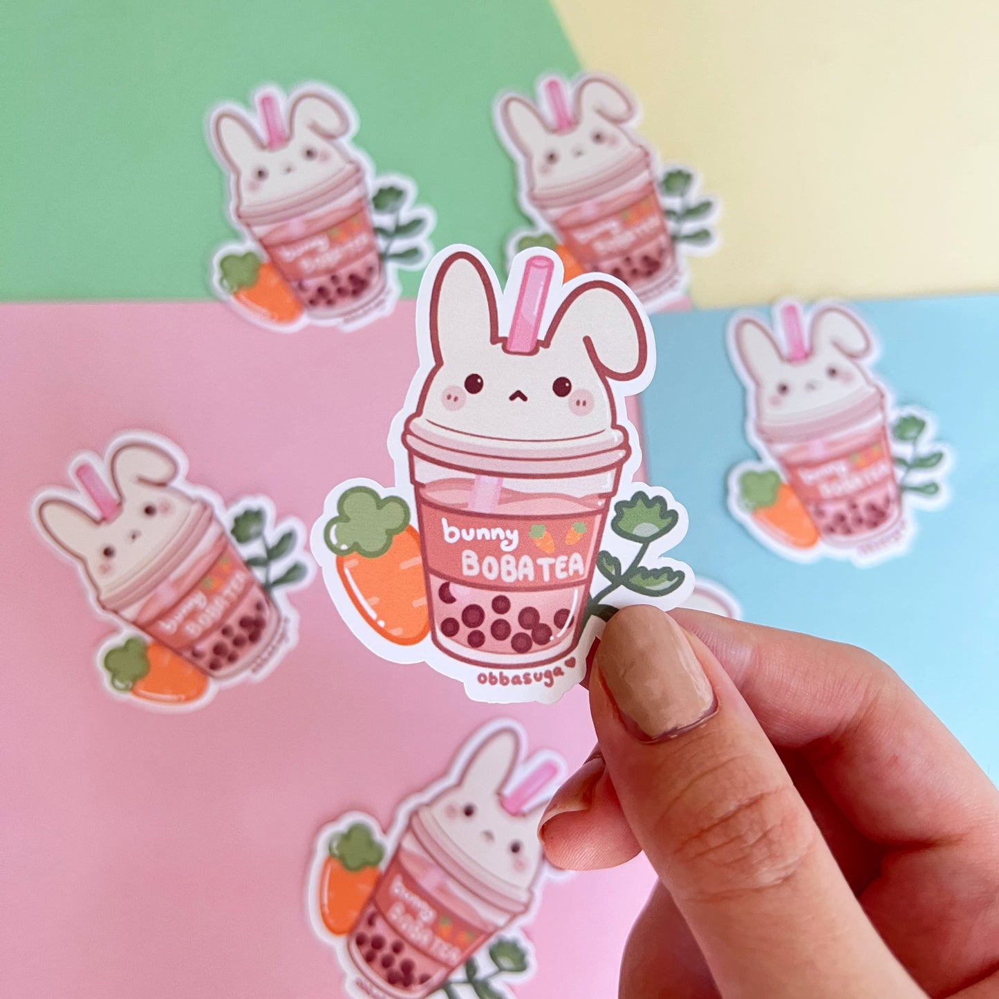 The Boba Tea Shop Sticker Collection- Glossy Stickers
