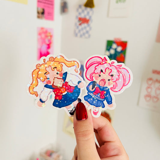 Sailor Moon Glitter Stickers