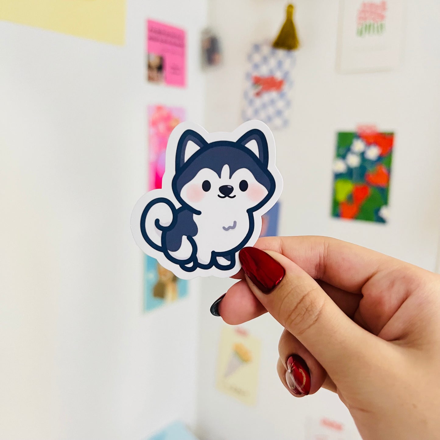 Furry Pets Glossy Stickers