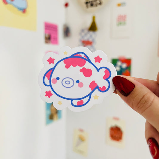 Koi Fish Glossy Sticker