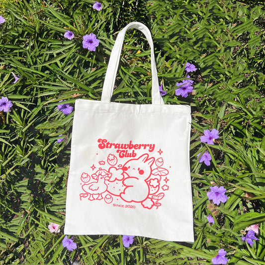 Strawberry Club Tote Bag