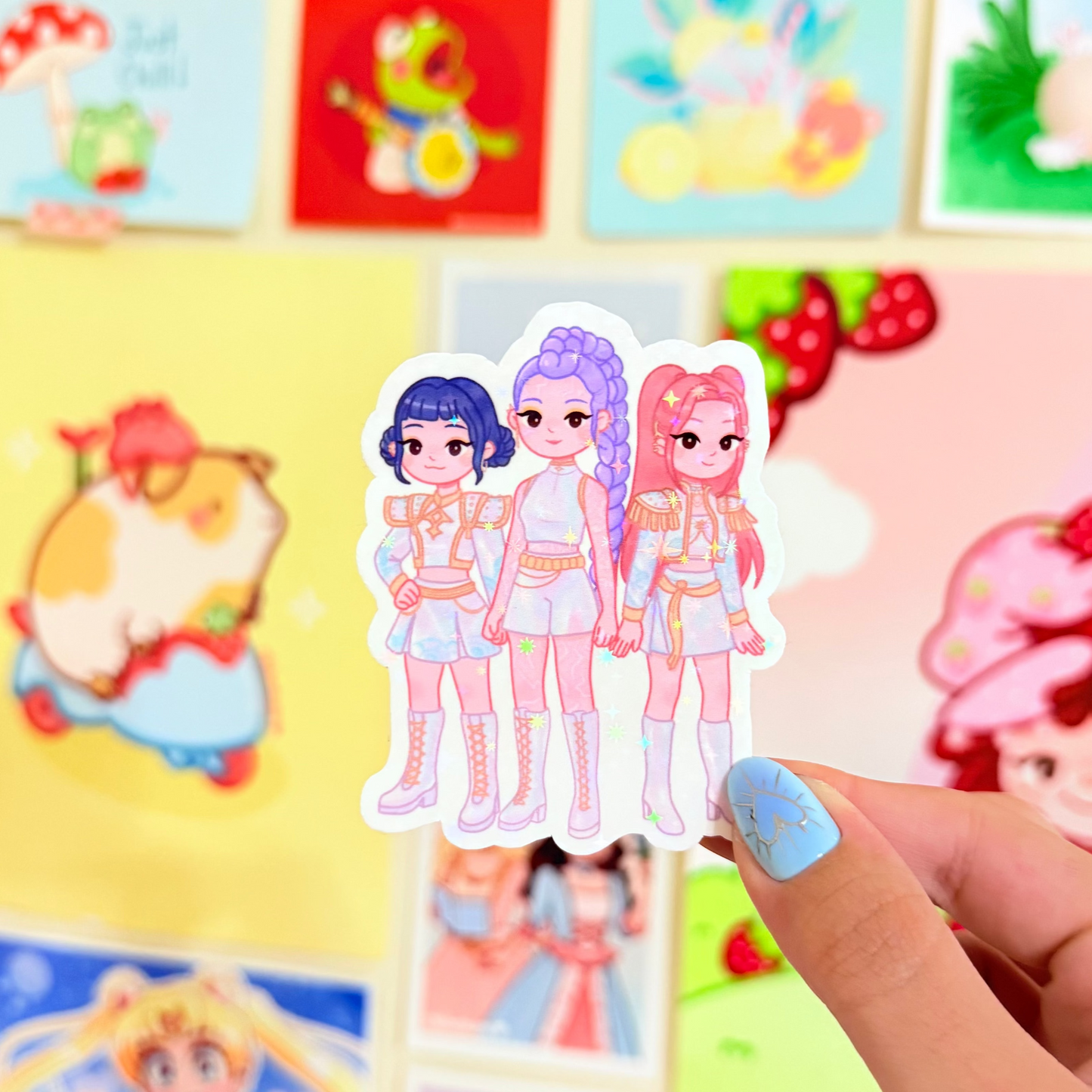 Huntrix Glitter Sticker