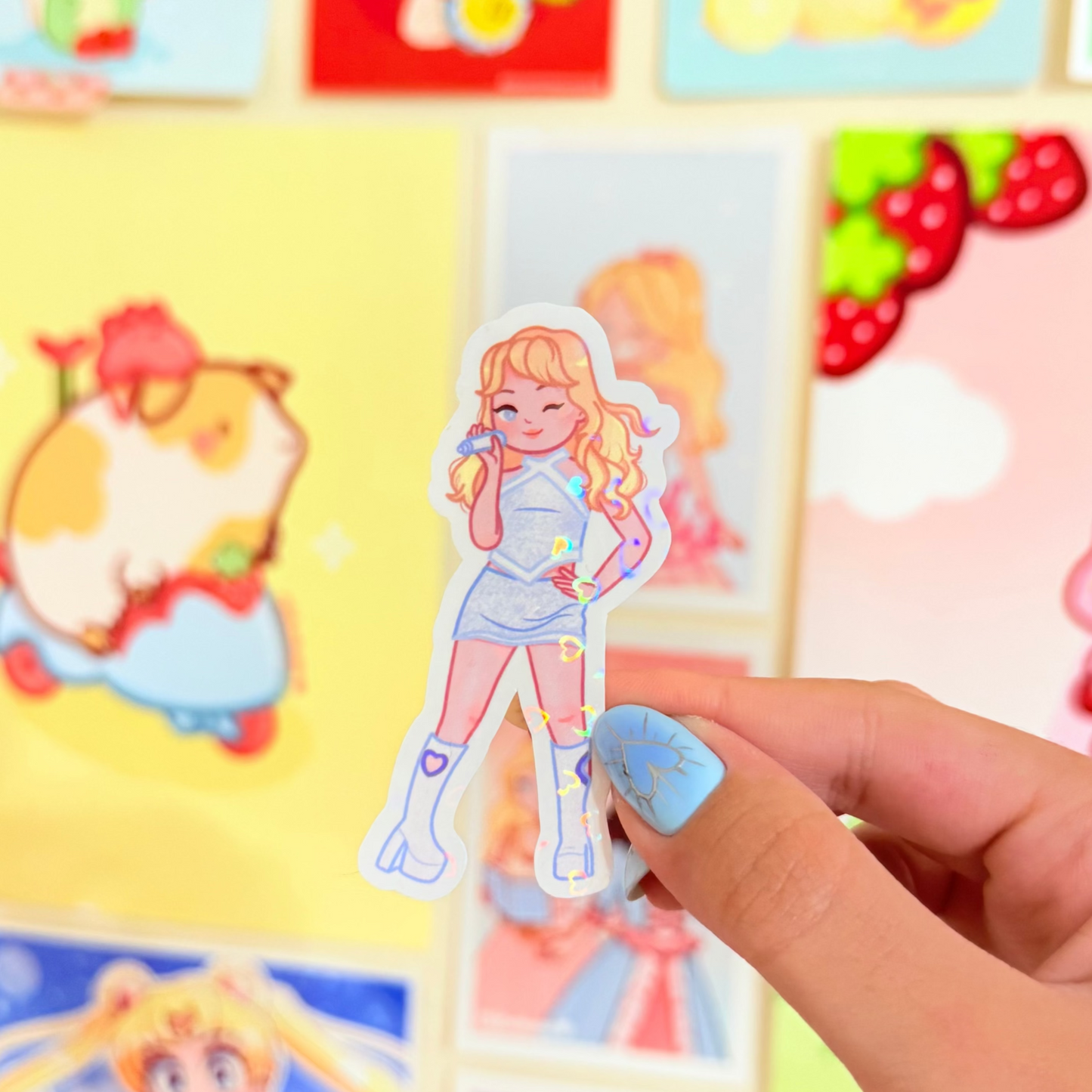 Sabrina Carpenter Holographic Sticker