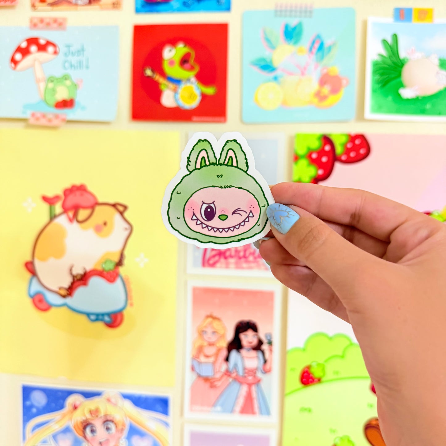 Labubu Glossy Stickers