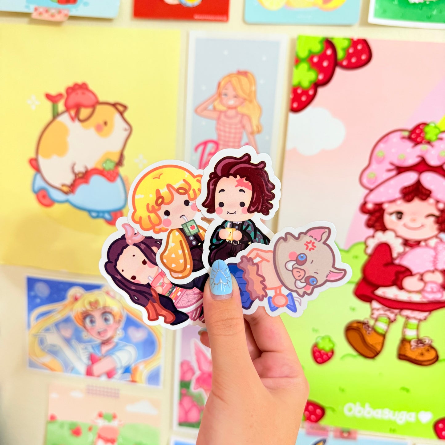 Slayer Anime Glossy Stickers