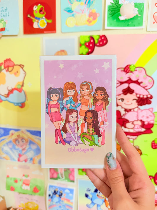 Katseye Winx Art Print